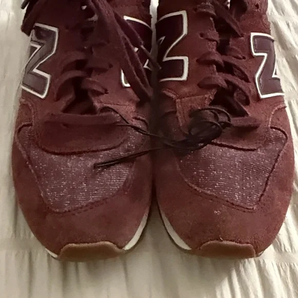 New Balance 696 Women's Deep Red Burgundy Free People - Anthropologie - 9 - Picture 5 of 13